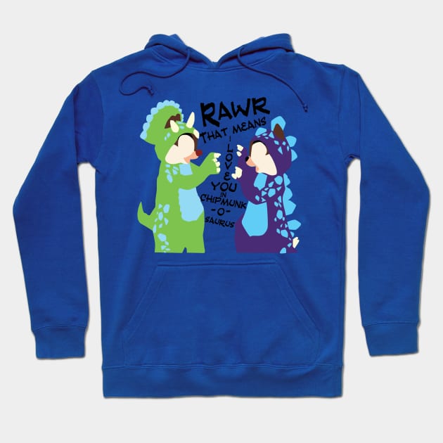 Chipmunk-o-saurus Hoodie by Twenty Something in Orlando